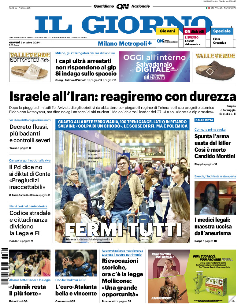 Prima-pagina-il giorno-edizione-di-oggi-20241003